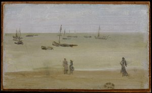 海辺 作： James Abbott McNeill Whistler